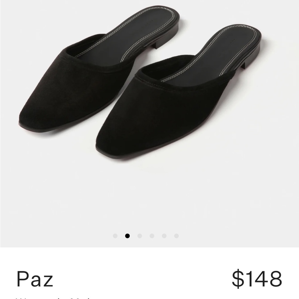 Black suede Jack Erwin Mules
